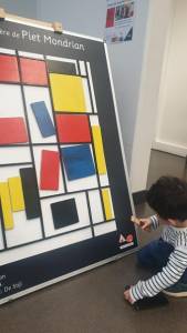 L'enfant a le permis de s'approprier et réinventer les tableaux d’artistes